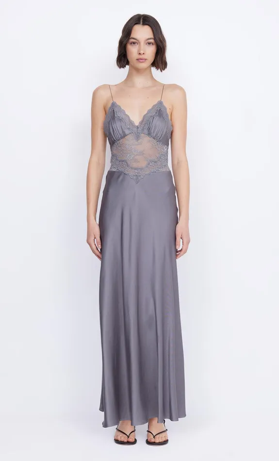 Bec Bridge Dresses AMORAS MAXI DRESS Grey 8211 Women
