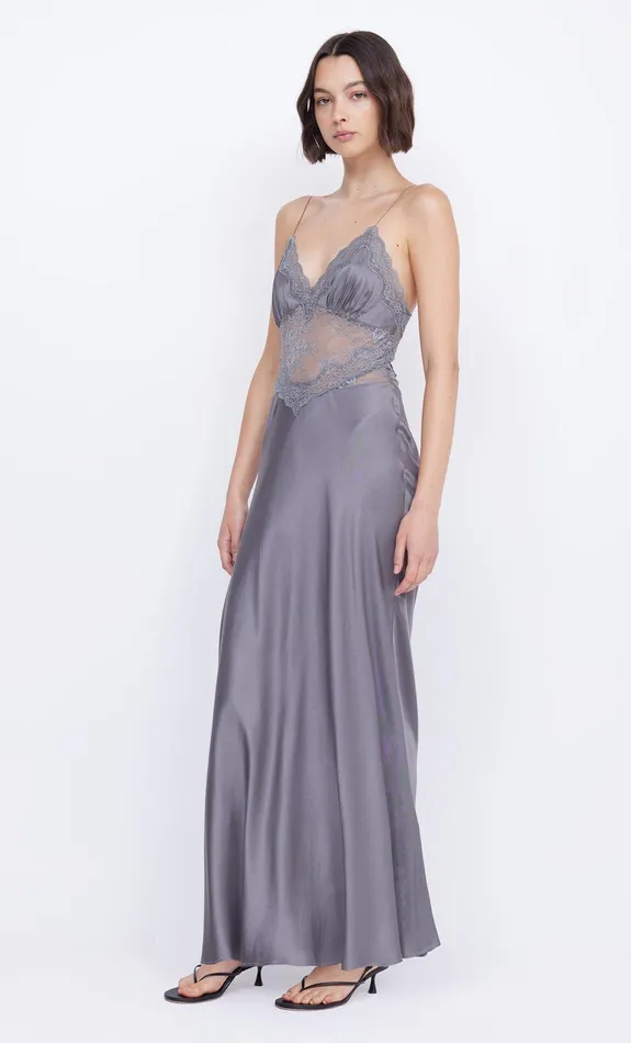 Bec Bridge Dresses AMORAS MAXI DRESS Grey 8211 Women
