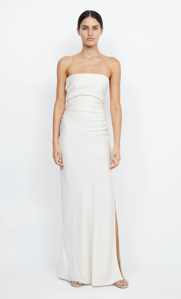 Bec Bridge Dresses ETERNITY STRAPLESS MAXI Cream 8211 Women