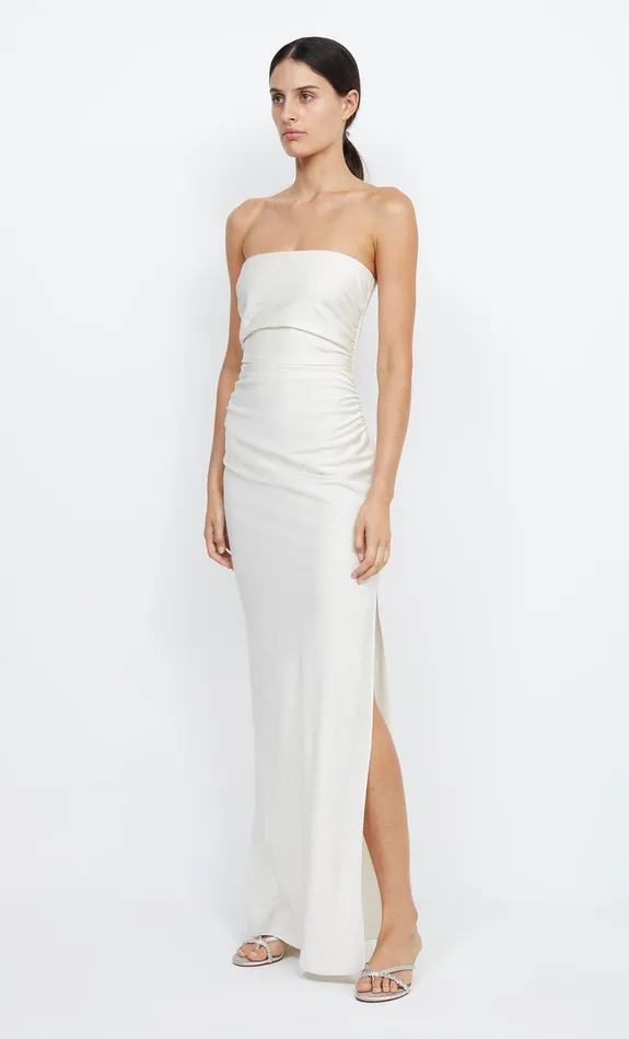 Bec Bridge Dresses ETERNITY STRAPLESS MAXI Cream 8211 Women