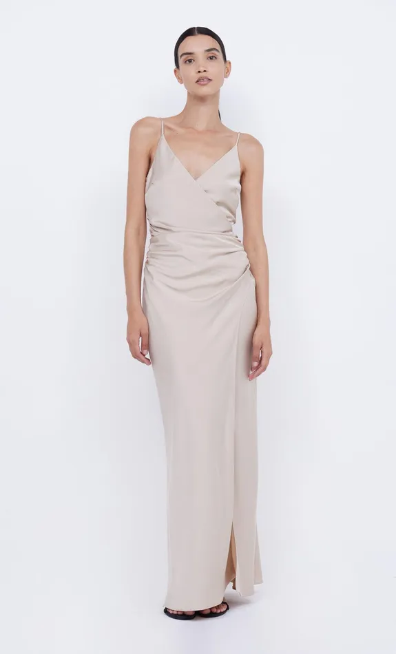 Bec Bridge Dresses ETERNITY V MAXI DRESS Sand 8211 Women