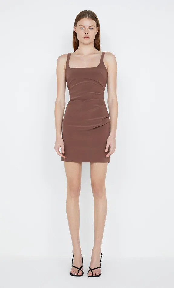 Bec Bridge Dresses KARINA MINI DRESS Chocolate 8211 Women
