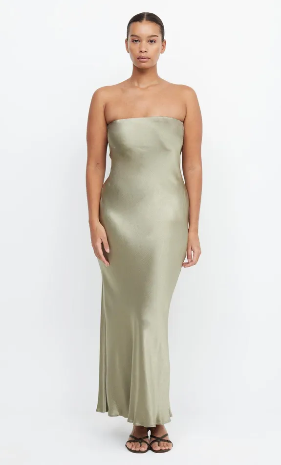 Bec Bridge Dresses MOON DANCE STRAPLESS DRESS Sage 8211 Women