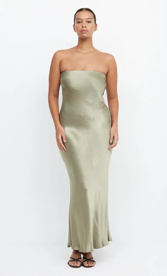 Bec Bridge Dresses MOON DANCE STRAPLESS DRESS Sage 8211 Women