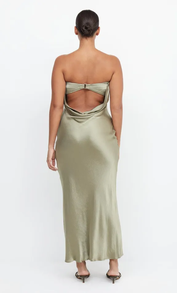 Bec Bridge Dresses MOON DANCE STRAPLESS DRESS Sage 8211 Women