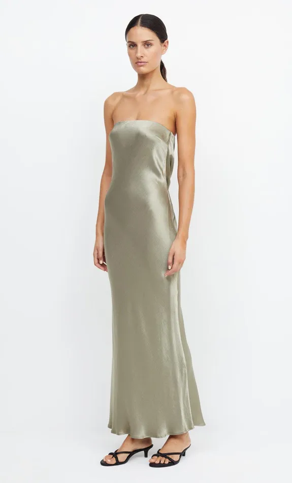 Bec Bridge Dresses MOON DANCE STRAPLESS DRESS Sage 8211 Women