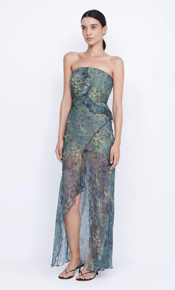 Bec Bridge Dresses OPAL STRAPLESS MAXI DRESS Nouveau Bleue 8211 Women