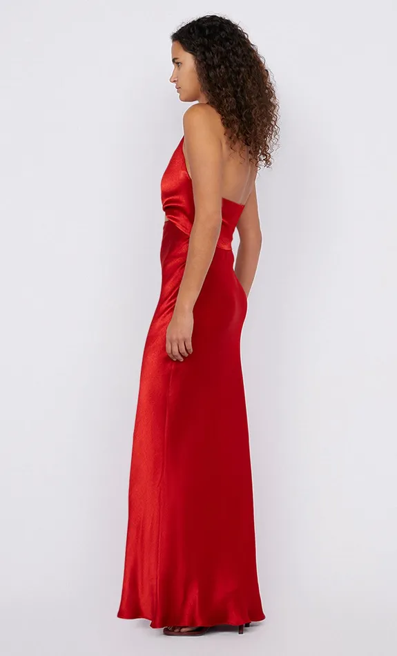 Bec Bridge Dresses SABIA TWIST DRESS Rouge 8211 Women