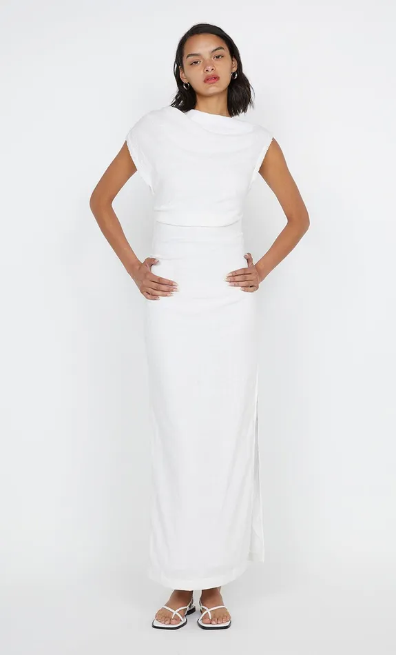 Bec Bridge Dresses STEFFI GATHER DRESS White 8211 Women
