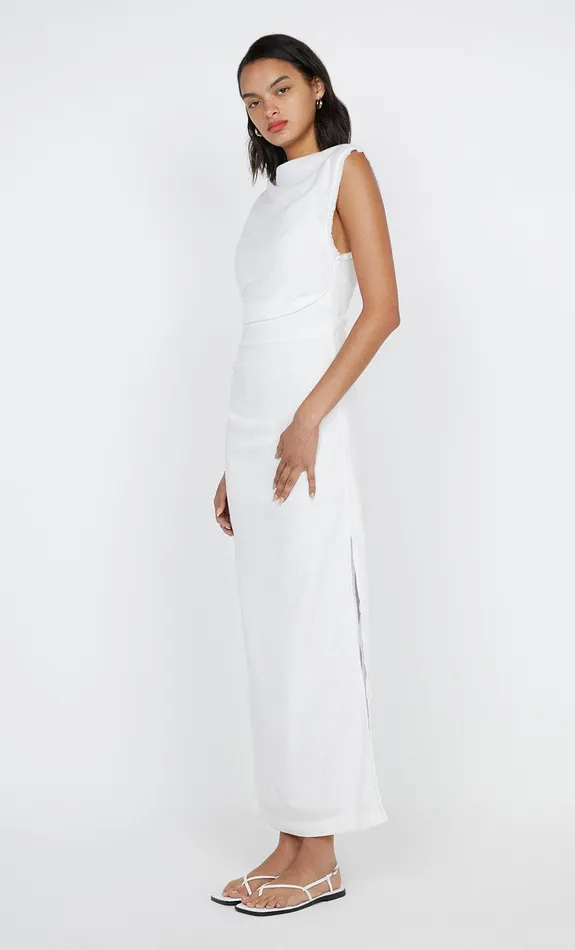 Bec Bridge Dresses STEFFI GATHER DRESS White 8211 Women