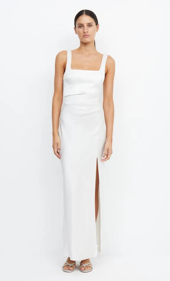 Bec Bridge Dresses THE DREAMER SQUARE NECK DRESS Ivory 8211 Women