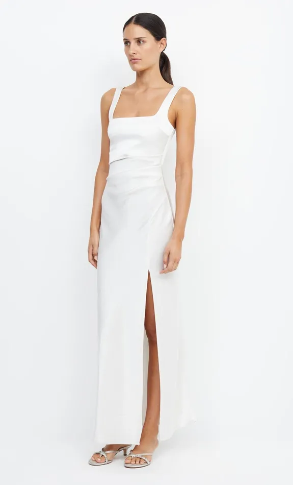 Bec Bridge Dresses THE DREAMER SQUARE NECK DRESS Ivory 8211 Women