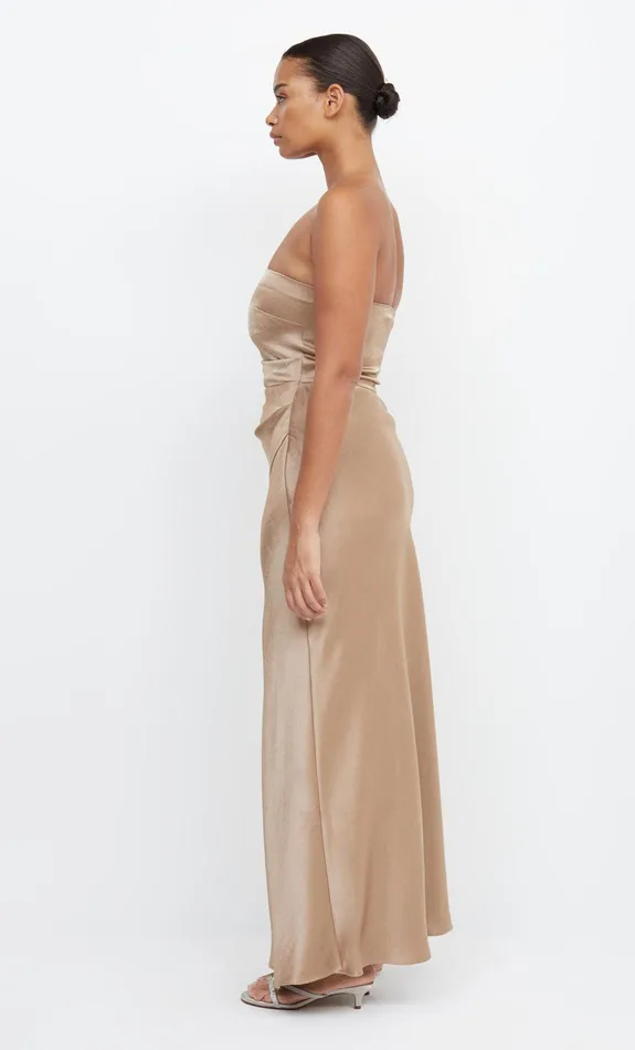 Bec Bridge Dresses THE DREAMER STRAPLESS DRESS Golden 8211 Women