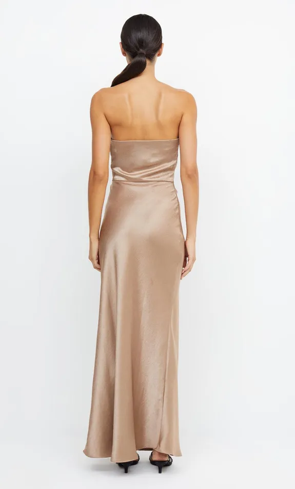 Bec Bridge Dresses THE DREAMER STRAPLESS DRESS Golden 8211 Women