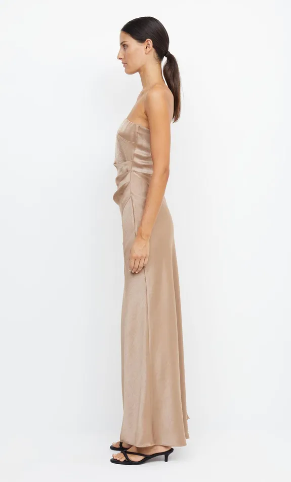 Bec Bridge Dresses THE DREAMER STRAPLESS DRESS Golden 8211 Women
