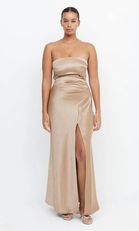 Bec Bridge Dresses THE DREAMER STRAPLESS DRESS Golden 8211 Women