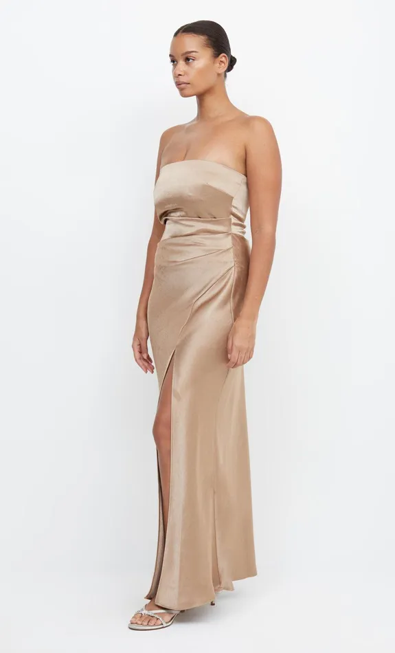Bec Bridge Dresses THE DREAMER STRAPLESS DRESS Golden 8211 Women