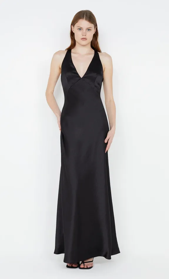 Bec Bridge Dresses THE DREAMER V NECK DRESS Black 8211 Women