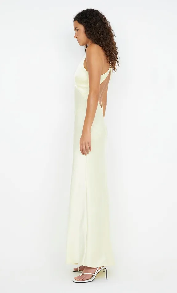Bec Bridge Dresses THE DREAMER V NECK DRESS Ice Yellow 8211 Women