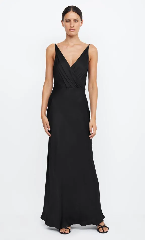 Bec Bridge Event Wear Dresses ADORE V MAXI DRESS Black 8211 Women