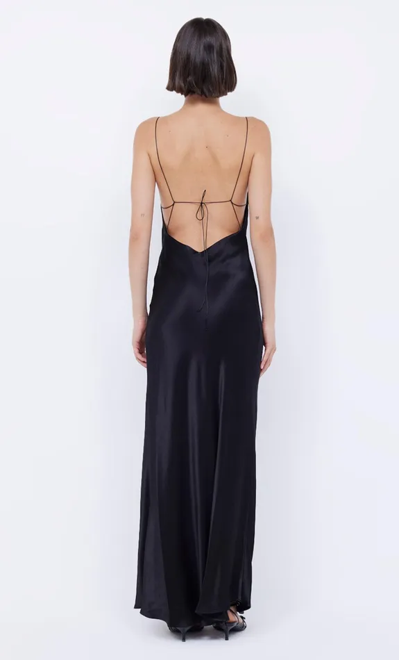 Bec Bridge Event Wear Dresses AYALA COWL MAXI DRESS Black 8211 Women