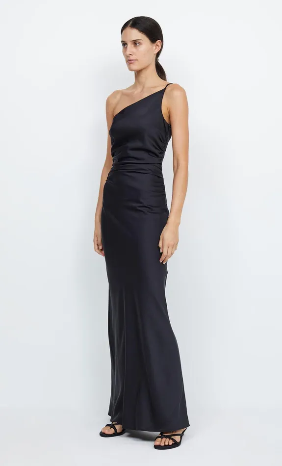Bec Bridge Event Wear Dresses ETERNITY ASYM MAXI DRESS Black 8211 Women