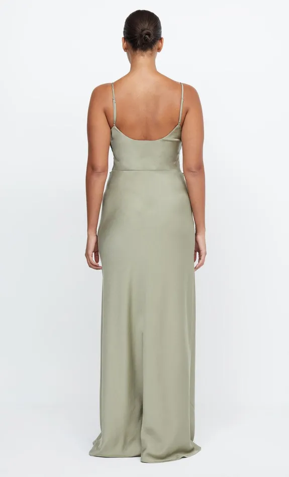 Bec Bridge Event Wear Dresses ETERNITY SCOOP MAXI DRESS Sage 8211 Women