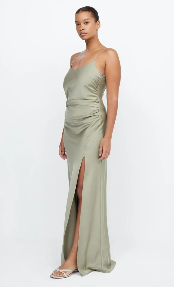Bec Bridge Event Wear Dresses ETERNITY SCOOP MAXI DRESS Sage 8211 Women
