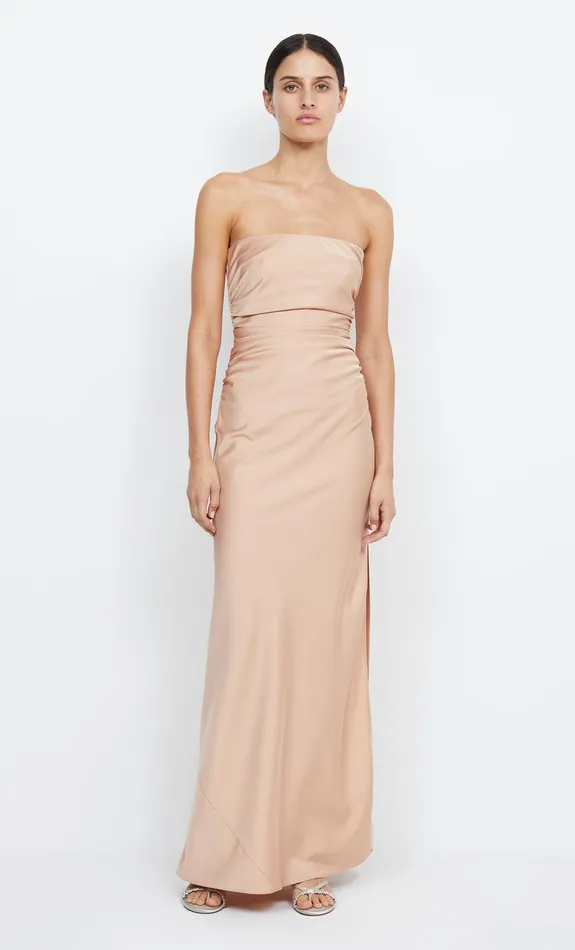 Bec Bridge Event Wear Dresses ETERNITY STRAPLESS MAXI Rose Gold 8211 Women