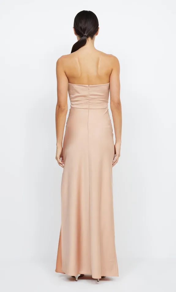 Bec Bridge Event Wear Dresses ETERNITY STRAPLESS MAXI Rose Gold 8211 Women