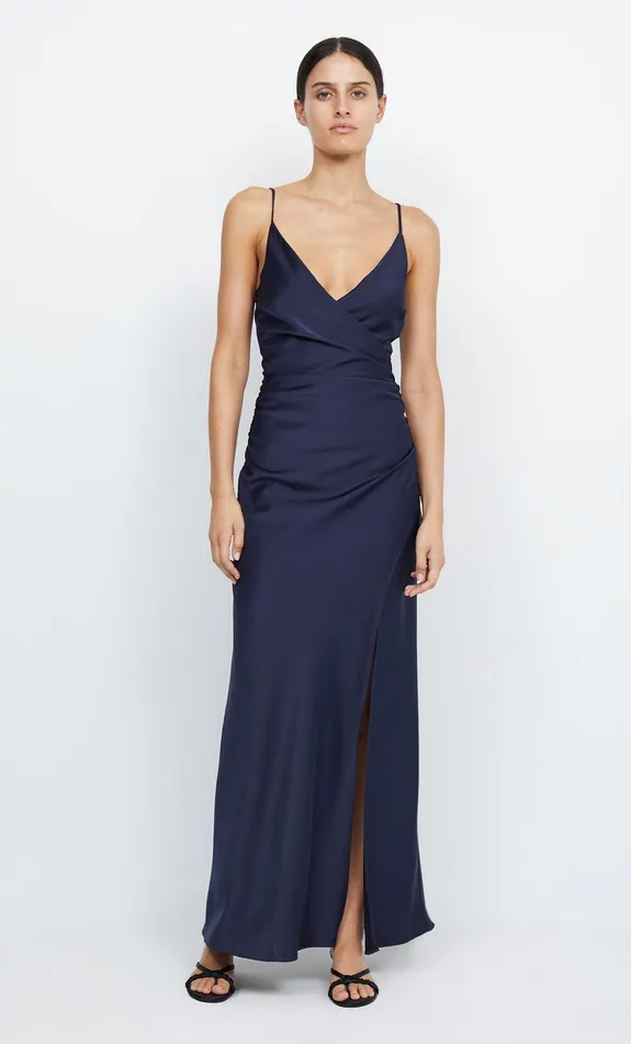 Bec Bridge Event Wear Dresses ETERNITY V MAXI DRESS Ink 8211 Women