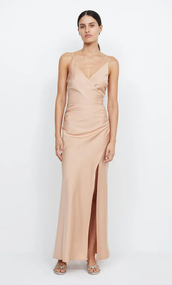 Bec Bridge Event Wear Dresses ETERNITY V MAXI DRESS Rose Gold 8211 Women