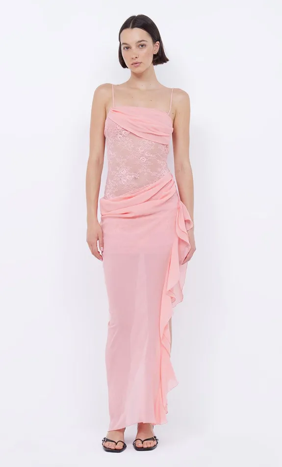 Bec Bridge Event Wear Dresses LIV ASYM DRESS Pink Sherbet 8211 Women