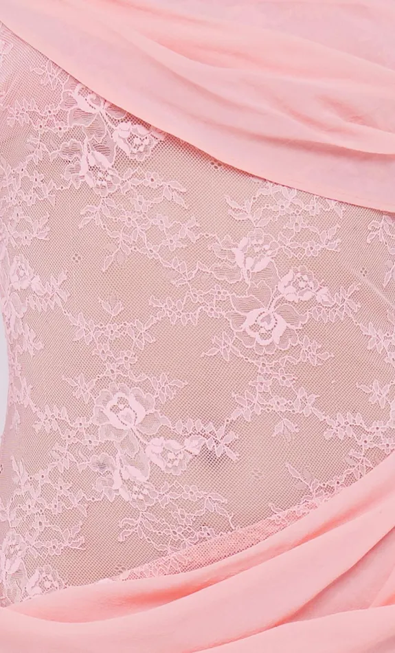 Bec Bridge Event Wear Dresses LIV ASYM DRESS Pink Sherbet 8211 Women