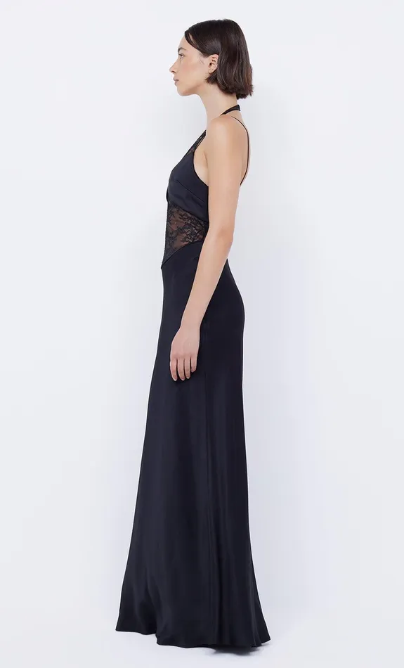 Bec Bridge Event Wear Dresses LIV HALTER MAXI DRESS Black 8211 Women