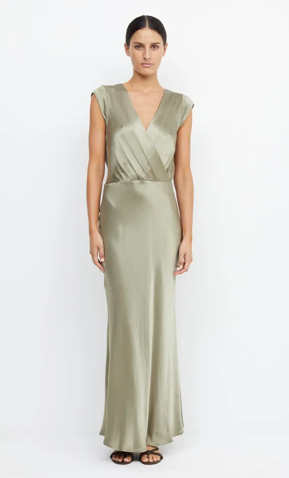 Bec Bridge Event Wear Dresses MOON DANCE MAXI DRESS Sage 8211 Women