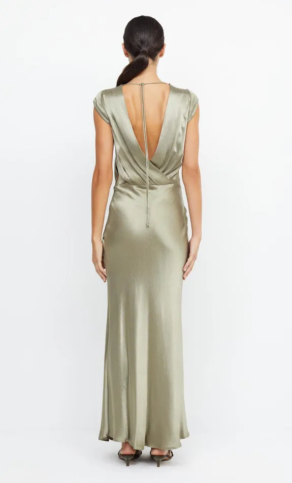 Bec Bridge Event Wear Dresses MOON DANCE MAXI DRESS Sage 8211 Women