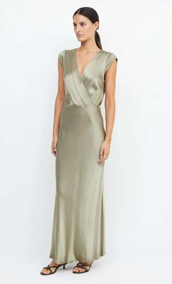 Bec Bridge Event Wear Dresses MOON DANCE MAXI DRESS Sage 8211 Women