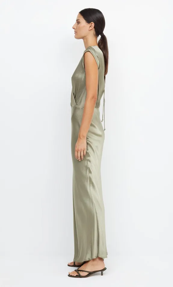 Bec Bridge Event Wear Dresses MOON DANCE MAXI DRESS Sage 8211 Women