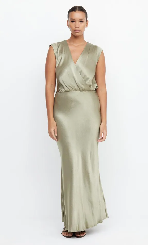 Bec Bridge Event Wear Dresses MOON DANCE MAXI DRESS Sage 8211 Women