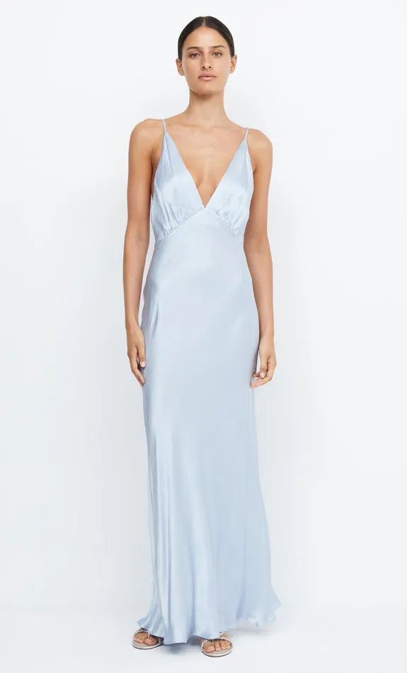 Bec Bridge Event Wear Dresses MOON DANCE V MAXI DRESS Dusty Blue 8211 Women