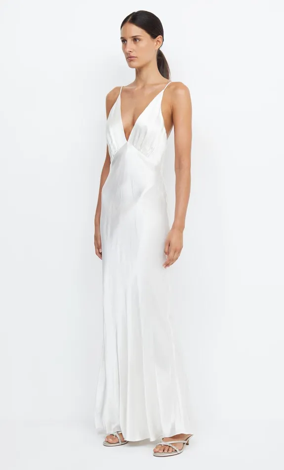 Bec Bridge Event Wear Dresses MOON DANCE V MAXI DRESS Ivory 8211 Women