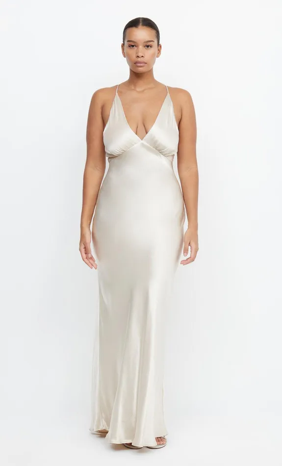 Bec Bridge Event Wear Dresses MOON DANCE V MAXI DRESS Sand 8211 Women