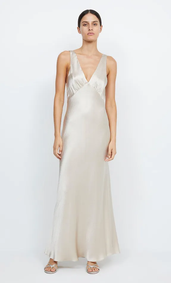 Bec Bridge Event Wear Dresses MOON DANCE VERONA DRESS Sand 8211 Women