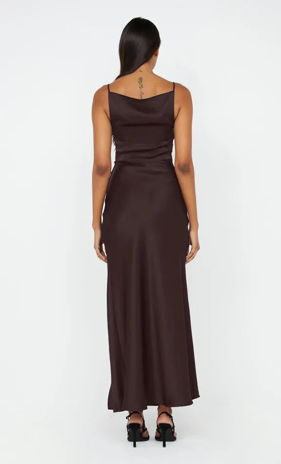 Bec Bridge Event Wear Dresses THE DREAMER MAXI DRESS Dark Chocolate 8211 Women