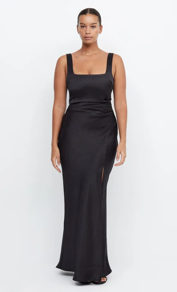 Bec Bridge Event Wear Dresses THE DREAMER SQUARE NECK DRESS Black 8211 Women