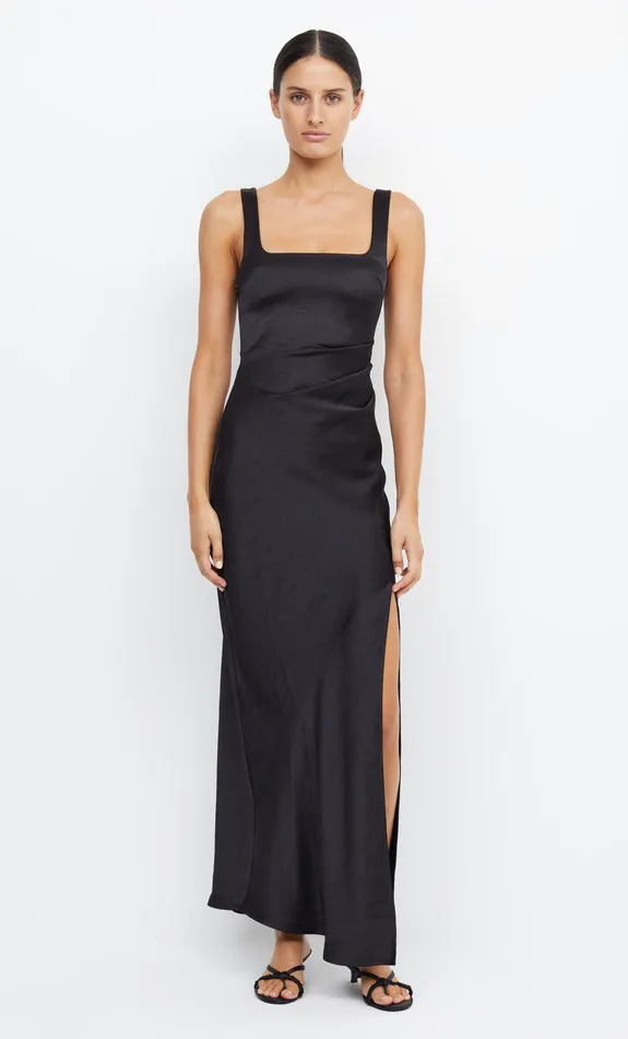 Bec Bridge Event Wear Dresses THE DREAMER SQUARE NECK DRESS Black 8211 Women