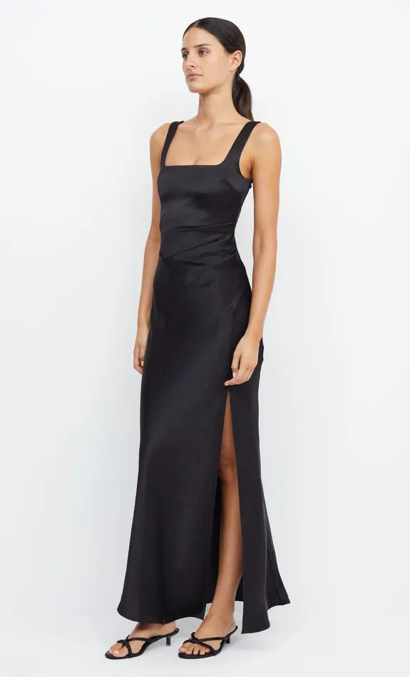 Bec Bridge Event Wear Dresses THE DREAMER SQUARE NECK DRESS Black 8211 Women