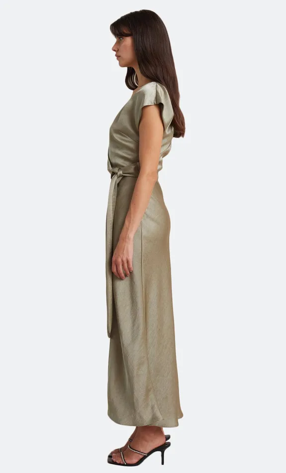 Bec Bridge Event Wear Dresses THE DREAMER WRAP DRESS Sage 8211 Women