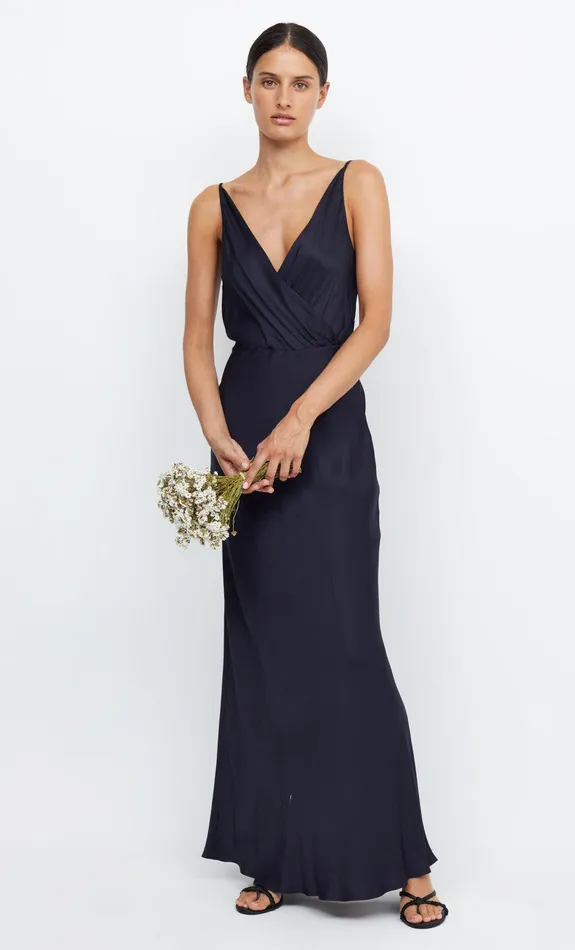 Bec Bridge Maxi Dresses ADORE V MAXI DRESS Ink 8211 Women